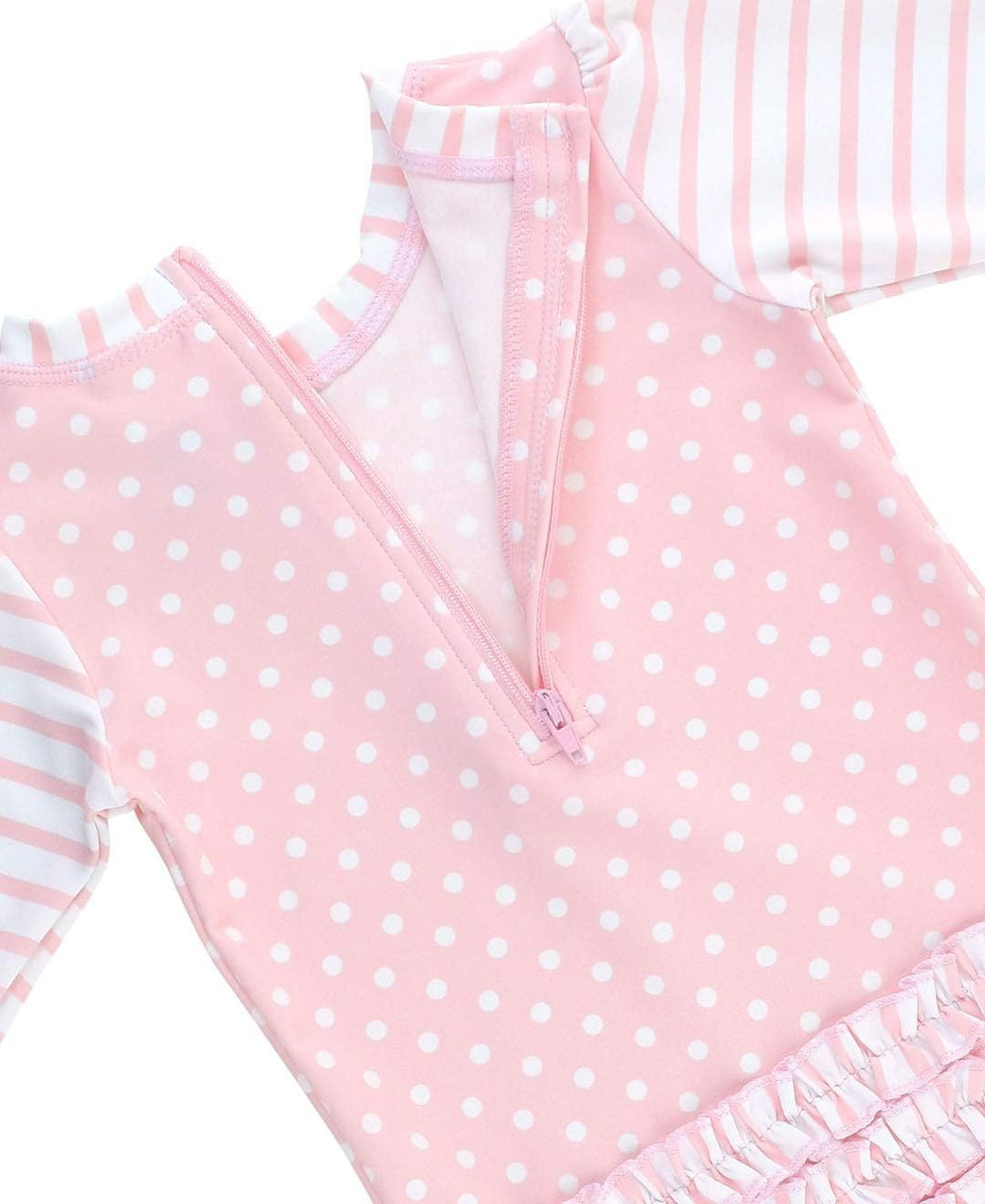 ® Baby/Toddler Girls Long Sleeve One Piece Swimsuit with UPF 50+ Sun Protection