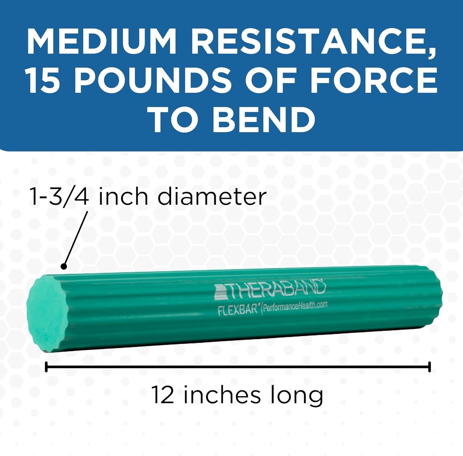 Flexbar Resistance Bar for Improving Grip Strength, Tennis Elbow, Golfers Elbow, Tendonitis